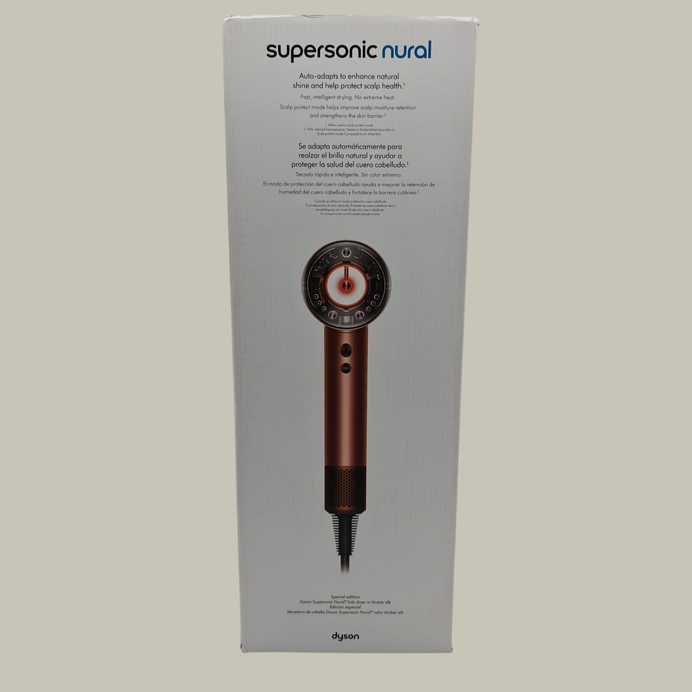 Dyson Supersonic Nural Hair Dryer Special Edition Amber Silk HD16 New Open Box